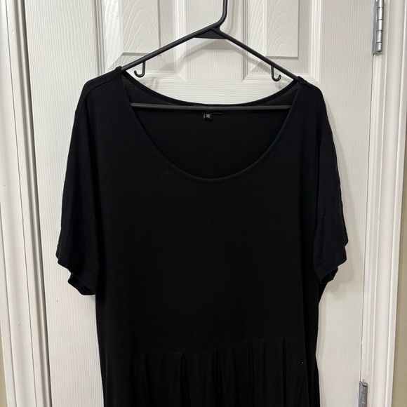 Tralilbee Chic Black Midi Dress Plus Size 3XL - Picture 3 of 8